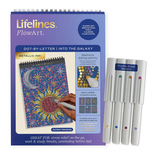 FlowArt Into the Galaxy Dot-By-Letter Metallic pad