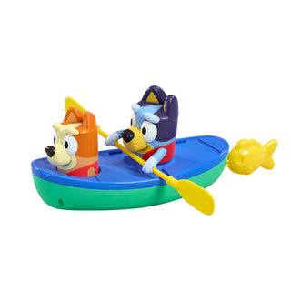 Bluey Paddling Toomies Pull n Go Canoe Bath Toy