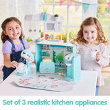 Trendy Kitchen Trio - Set of 3 Realistic Toy Kitchen Appliances
