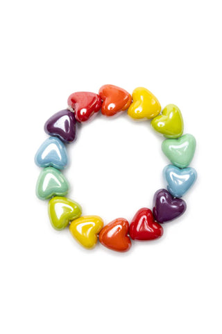 Great Pretenders Colors of Love Heart Bracelet