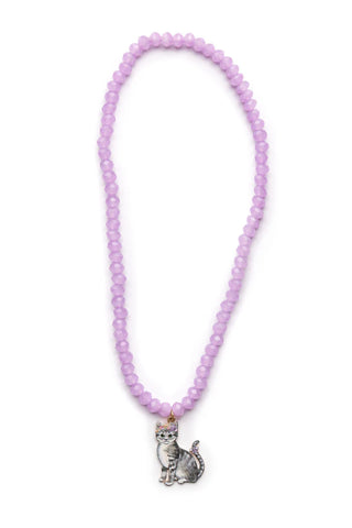 Great Pretenders Spring Kitten Lavender Necklace