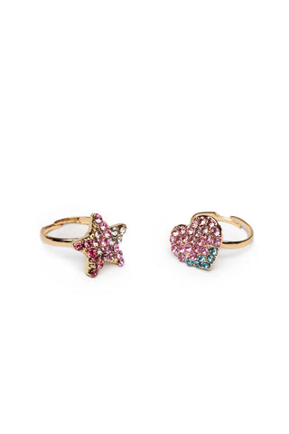Great Pretenders Boutique Chic 2Pc Dreams of Love Spinner Ring Set