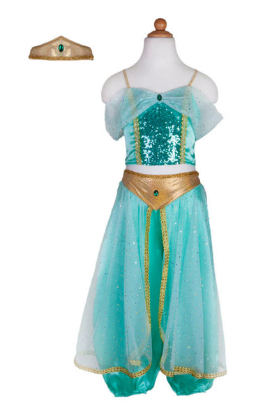 Great Pretenders Teal Princess Jasmine 3Pc Costume Set