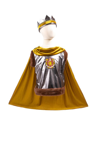 Sir Wolfheart Tunic, Cape, & Crown- Size 5-6