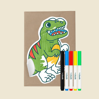 Rex the Dinosaur - Forever Greeting Card