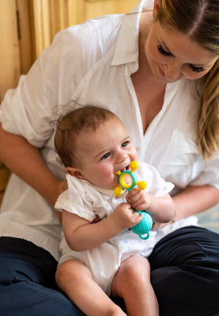 Mobi Gumlii Sensory Teether + Rattle Toy