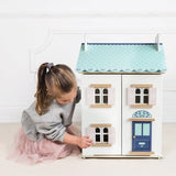 Blue Belle Wooden Dollhouse