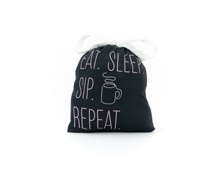 Hello Mello Let Me Sleep Sleep Shirt - Eat Sleep Sip Repeat
