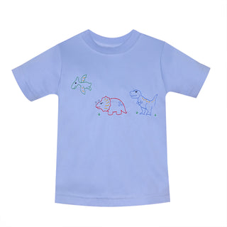 Houston Blue Shirt - Dinosaur