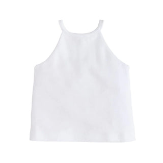 Bisby White Knit Halter Top