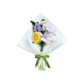 Chenille Flower Bouquet Kit - Mix 4