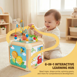 Hape Green Thumbs Activity Cube, alternate view