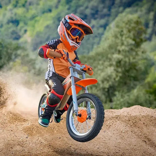 Hape Off Road Balance Bike side view showing flat-free tires and cushioned seat