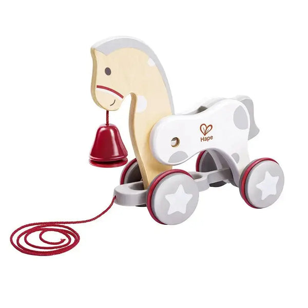 HAPE Pull Along Wooden Pony
