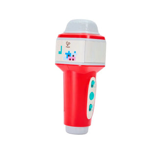 Hape Popstar Pixel Microphone toy for kids with LED pixel display