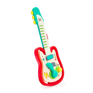 Hape Rainbow Rock Pixel Guitar light-up toy guitar for kids