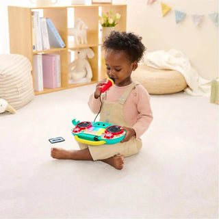 Hape retro toy boombox with carry handle