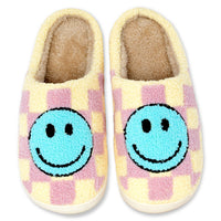 iScream Happy Check Smiley Slippers
