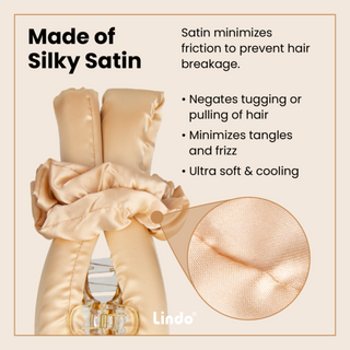 Satin Heatless Hair Curlers