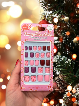 Season to Be Jolly - 24Pc Kids Press On Nails