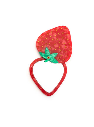 Living Royal Strawberry Compact Mirror