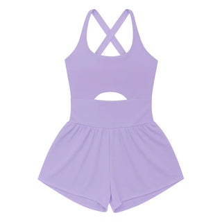 Belle Cher Haddie Romper - Purple