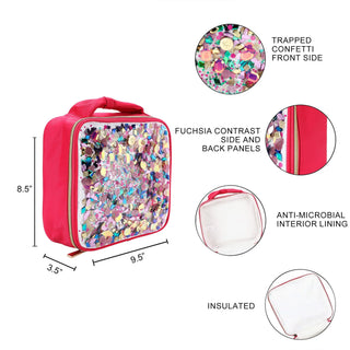 Audrey Jewel Confetti Insulated Lunch Box
