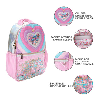 Packed Party Taylor Quilted Confetti Hearts
