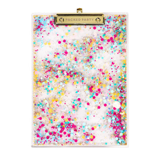 Packed Party Confetti Filled Clipboard