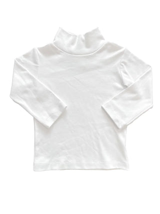 Zuccini Kids White Knit Turtleneck Shirt