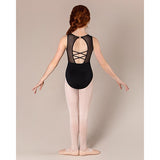 Abby Mesh Leotard - Black
