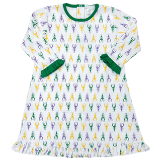 La Luna Crawfish Mardi Gras Pima Gown