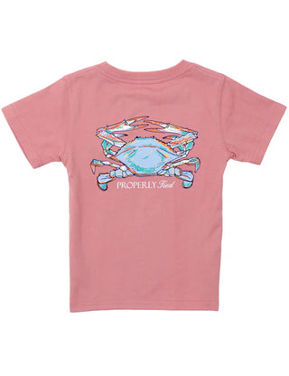 Properly Tied Claws S/S Tee - Salmon