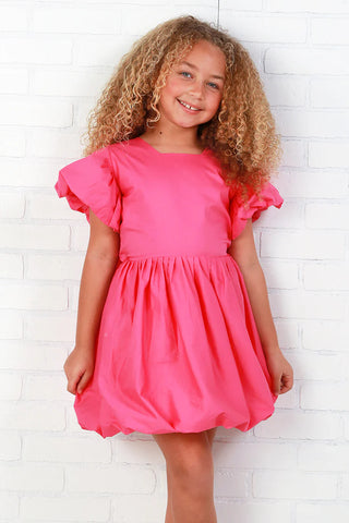 House of Swan Amalfi Dress - Pink Cosmo