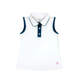 Gabby Tank - Pure Coconut, Nantucket Navy