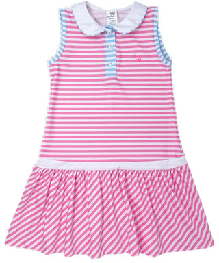 Set Fashions Darla Drop Waist - Flamingo Pink/Totally Turquoise