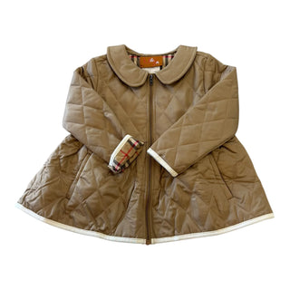 Saylor Girls Jacket - Brown/Plaid
