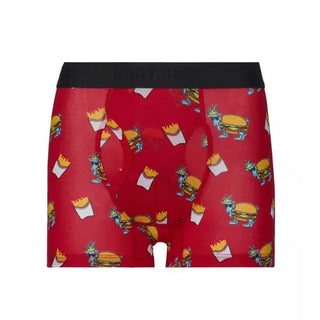 GOAT USA Poinsettia Burgers and Fries Boxer Briefs