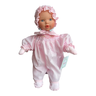 Rosalina Eliza Blue Eye Doll In Smocked Pink