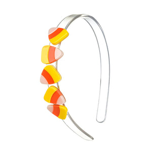 Acrylic Headband - Candy Corn