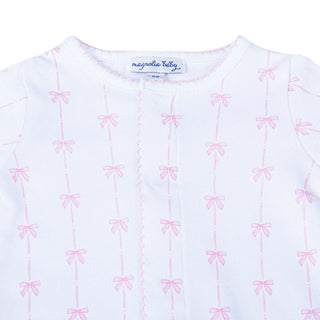 Magnolia Baby Footie Amelia’s Classic Pink Bow