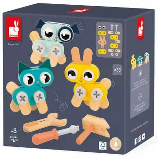 Janod Wooden Build-Your-Own Small Pets