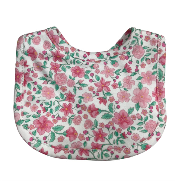 Baby Club Chic Watercolor Bib - Blossom in Pink