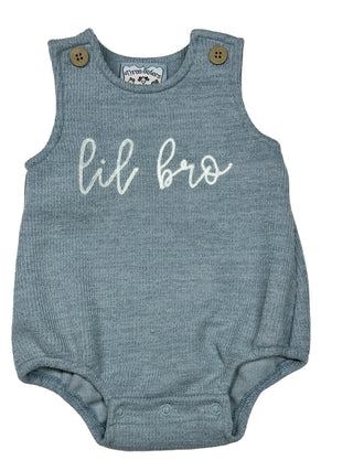 Boys Applique Bubble - Lil Bro
