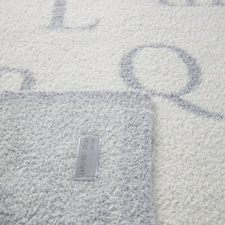 CozyChic ABC Blanket- Stone/Cream