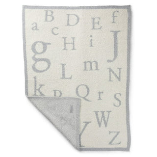 CozyChic ABC Blanket- Stone/Cream