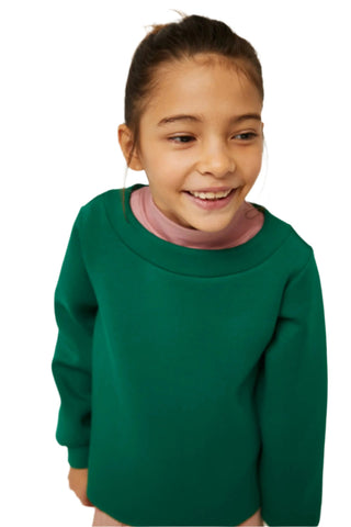 Girl Green Neoprene Sweatshirt