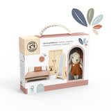 Wooden Doll House Bedroom Set