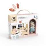 Wooden Doll House Living Room Set