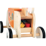 Janod Wooden Ride-On Donkey with Shape Sorter